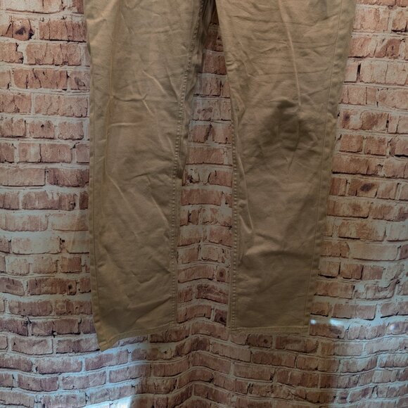 H&M Pants Slim Fit Tan Cotton/Elastane Pants Size 32 - Picture 2 of 14